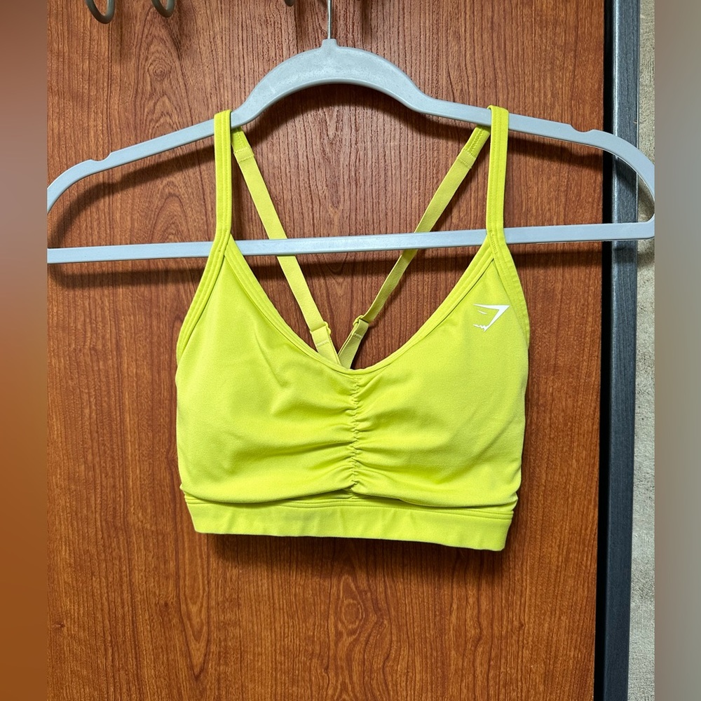 Gymshark ruched bra